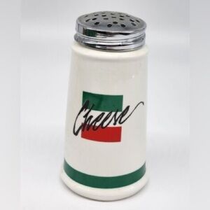 Vintage Ceramic Italian Parmigiana Cheese Shaker Mid Century Italian Flag